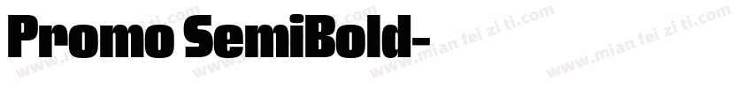 Promo SemiBold字体转换